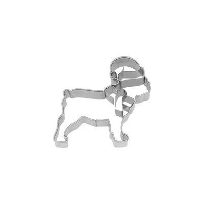 Image de Birkmann Emporte-pièce Dogue de Noël, avec gaufrage intérieur, emporte-pièce, moule à biscuits, biscuits, acier inoxydable, 6 cm, 199484