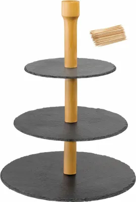 Produktbild von Westmark 3-stufige Etagere »Tapas + Friends« + 100 Mini-Fingerfood-St, 69682260
