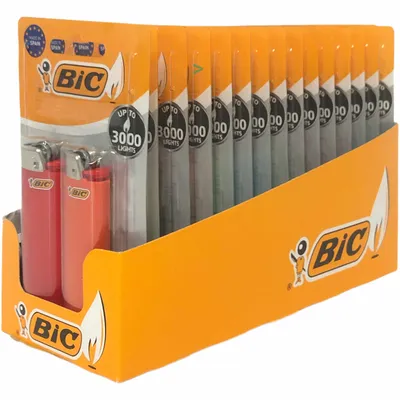 Produktbild von Bic Feuerzeug J26 verschiede Farben VPE (15x2 Stück)