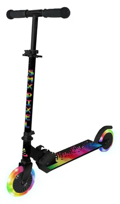 Produktbild von Faltbarer Tretroller, 120-mm-Leuchträder, höhenverstellbar