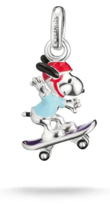 Produktbild von Thomas Sabo CC1346-664-7 Connect Charm Snoopy auf Skateboard 925 Silber