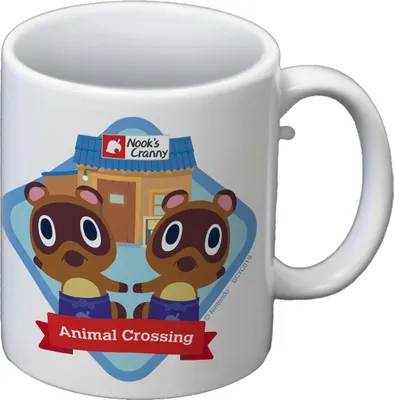Immagine prodotto di Animal Crossing - Tazza da caffè, Timmy e Tommy PM12570 (Taglia unica) (Bianco/Colore)