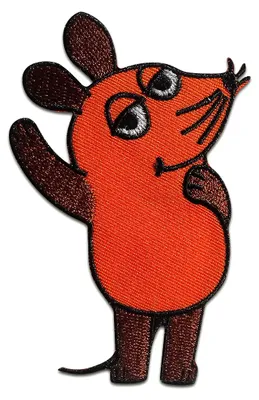 Obrázok produktu pre Maus Sendung Mit Der Maus Kinder - Záplata, nažehľovacia záplata, nažehľovacia nášivka, nášivky, záplaty, na nažehlenie, veľkosť: 9 x 5,5 cm