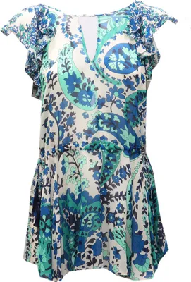 Produktbild von 3781AG maglia donna TWIN-SET blue/green viscose top woman