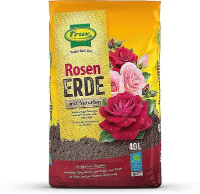 Produktbild von frux Rosenerde 40l für Kübel & Freiland Gartenerde für Kletterrosen & Beetrosen Pflanzenerde