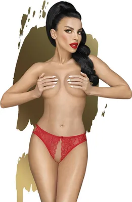 Image de LINGERIE PENTHOUSE Valentine coquine M/L rouge