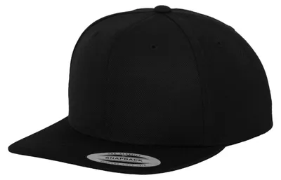 Produktbild von Yupoong - "Classic" Snapback Mütze FK1901 (Einheitsgröße) (Schwarz)