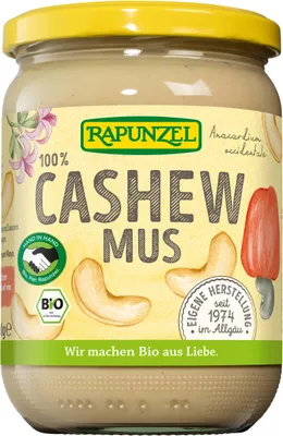 Produktbild von Rapunzel 140220, Gemischter Nussaufstrich, 500 g, Nüsse, Deutschland, CASHEWNÜSSE, Kühl und trocken lagern.