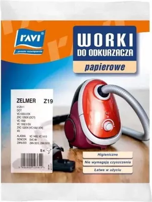 Zdjęcie produktu dla Zelmer 5 papierowych worków do odkurzacza