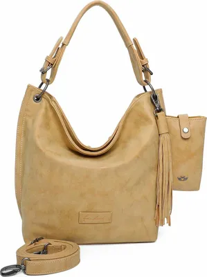 Image de Fritzi aus Preußen sac shopper sac à épaule bandoulière Vintage Fritzi01 Limited Hobo Honey Mustard moutarde