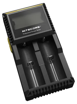 Image de Nitecore 2 Accus Chargeur Noir
