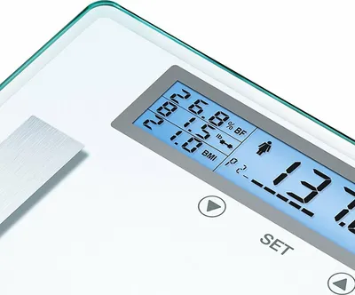 Produktbild von Beurer BG51 XXL, LCD, Weiß, 39 cm, 30 cm, 2.5 cm, AAA