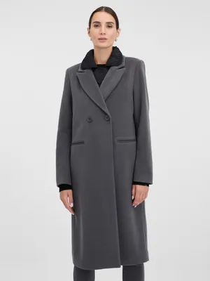 Produktbild von Orsay Damen Mantel aus 92% Polyester und 8% Viskose, Farbe Grau, Größe 46