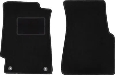 Immagine prodotto di Wielganizator tappetini auto velours anteriori adatto per Honda Civic V (1991-1996, hatchback) neri, set 2 pz, con fissaggi