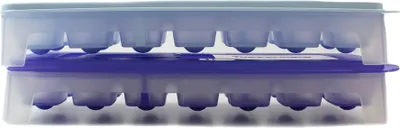 Produktbild von TUPPERWARE Gefrier-Behälter Eiswürfler lila-weiß + himmelblau G29
