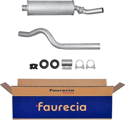 Imagen del producto de Silenciador intermedio FAURECIA, con experiencia en sistemas de escape para, entre otros, el OPEL KADETT