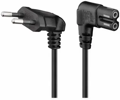 Zdjęcie produktu dla Goobay 73020 Kabel połączeniowy Euro do Sonos® PLAY:1/PLAY:5, 3 m, czarny, 3 m - wtyczka Euro (typ C, CEE 7/16) > gniazdo urządzenia C7