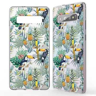Obrázek produktu pro Pouzdro na mobilní telefon NALIA pro Samsung Galaxy S10, tenké silikonové pouzdro s motivem krytu papouška
