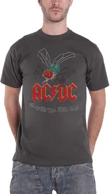 Immagine prodotto di AC/DC - Maglietta "Fly on the Wall" per bambini/ragazzi Unisex RO1044 (M) (Anthrazit)