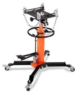 Produktbild von Hydraulischer Getriebeheber mit einer Tragfähigkeit von 600 kg und Fußpedal, geeignet für Werkstätten und Autoreparaturen