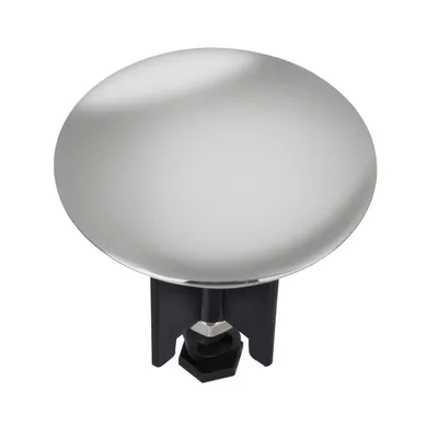Produktbild von WENKO Waschbecken Stöpsel Pluggy XL Chrom Stopfen Abfluss Bad Gäste WC Küchen