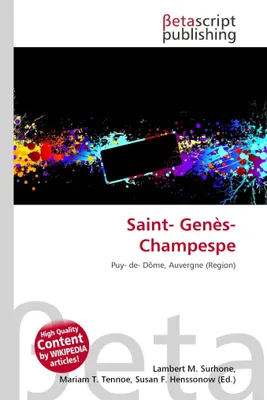 Produktbild von Saint- Genès- Champespe