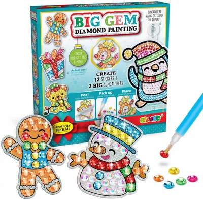 Produktbild von Bisky Kreativset Diamantmalerei für Kinder Weihnachten
