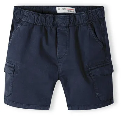Minoti Cargo-Shorts Dunkelblau für Jungen, Vorderansicht