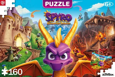 Produktbild von Good Loot Kids Spyro Reignited Trilogy Puzzle (160 Teile)