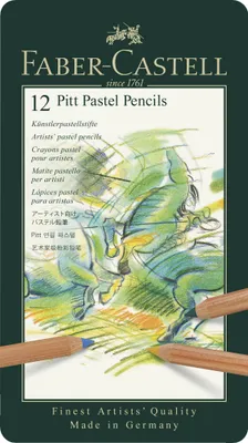 Obrázek produktu pro Faber-Castell PITT PASTEL, 12 kusů