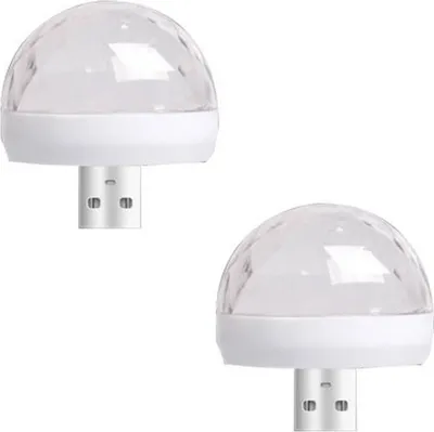 Produktbild von USB-Mini-Discolicht, Party-Lichterkugel mit Soundaktivierung, DJ-Discokugel-Bühnenbeleuchtung,white