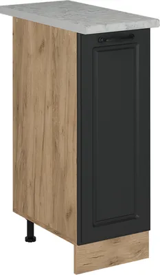Immagine prodotto di Armadio cucina dispensa alto Vicco R-Line Antracite rustico 30 cm PL Marmo, Model 53921