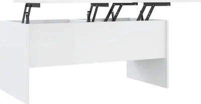 Obrázok produktu pre vidaXL Konferenčný stolík vysoký lesk biely 102x50,5x46,5 cm Drevo Materiál