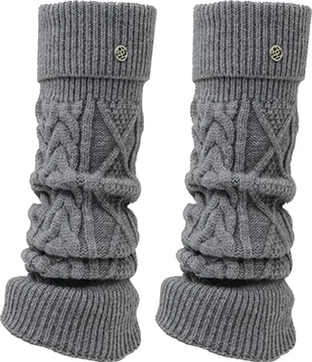 Produktbild von STILVORA Socken, Strick-Beinwärmer Grau, Warm, Elastisch und Bequem für Damen, Ideal für Winter, Outdoor, Sport und Zuhause