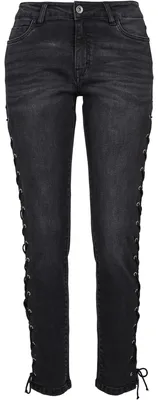 Image de Urban Classics - Jean pour femmes TN624 (27R) (noir)