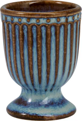 Produktbild von Greengate Alice oyster Eierbecher blue 6,5cm