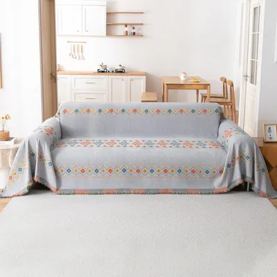 Zdjęcie produktu dla Koc 180x230 cm - Miękki Koc Chenille - Można Prać - Do Sofy - Ekologiczny