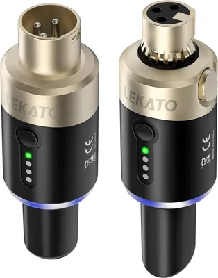 Obrázok produktu pre Bezdrôtový mikrofónový vysielač LEKATO 5,8 GHz XLR, fotoaparát DSLR