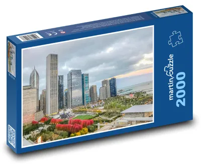 Obrázok produktu pre martinpuzzle – Puzzle 2000 – Chicago – mrakodrapy