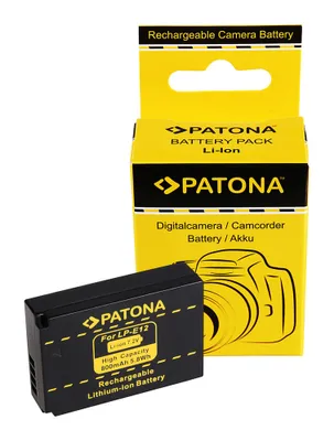 Zdjęcie produktu dla Bateria f. Canon LP-E12 EOS 100D M od PATONA