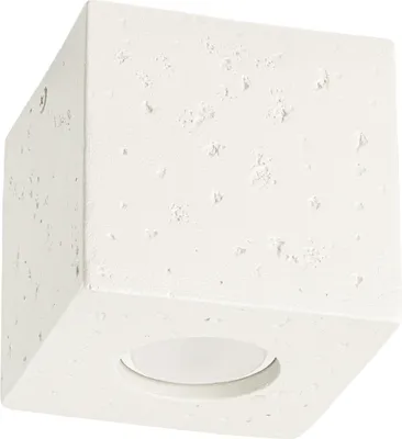 Produktbild von Plafond QUAD beton beige 1xGU10 10W Beton 10x10x10cm Sollux Lighting