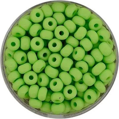 Produktbild von Rocailles lindgrün satt 4,5 mm