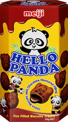 Produktbild von Hello Panda Double Chocolate (10 x 50g)