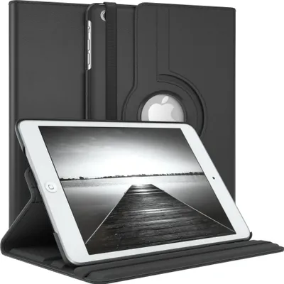 Produktbild von EAZY CASE - Tablet Hülle für Apple iPad Mini 1 / 2 / 3 Schutzhülle, Tablet Case 360° drehbar in Schwarz