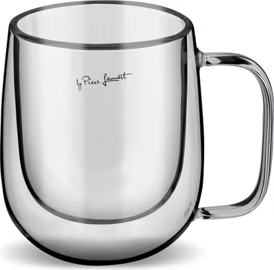 Obrázok produktu pre LAMART LT9034 Dvojité TERMO borokremičité poháre pre studené a teplé nápoje,  sklo, číra, 250ml,  výška 9,8cm