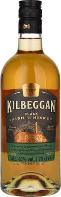 Image de Kilbeggan Black Irish Whiskey 40% Vol. 0,7l