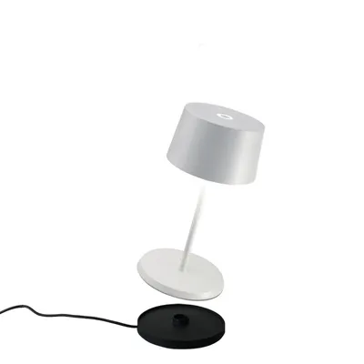 Obrázok produktu pre Olivia pro mini biela dobíjateľná a stmievateľná stolná LED lampa
