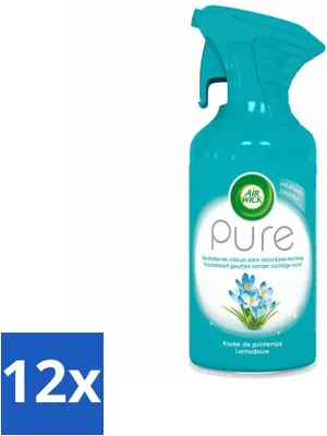 Image de Air Wick Pure Désodorisant Spring Dew 250 ml - Pack économique - 12 pièces