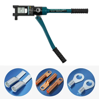 Immagine prodotto di Pinza idraulica per capicorda - YQK-300 - 16–300 mm² - 11 ganasce di pressatura - Forza di pressatura 120 kN - Manuale