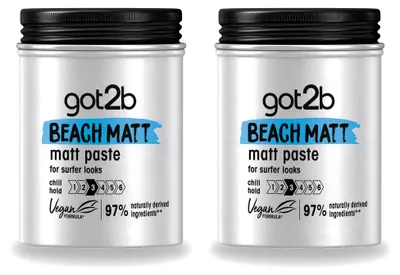 Produktbild von 2 x got2b Beach Matt Stylingpaste - Matte Finish - 100 ml - Vorteilspackung - 2 Stücke